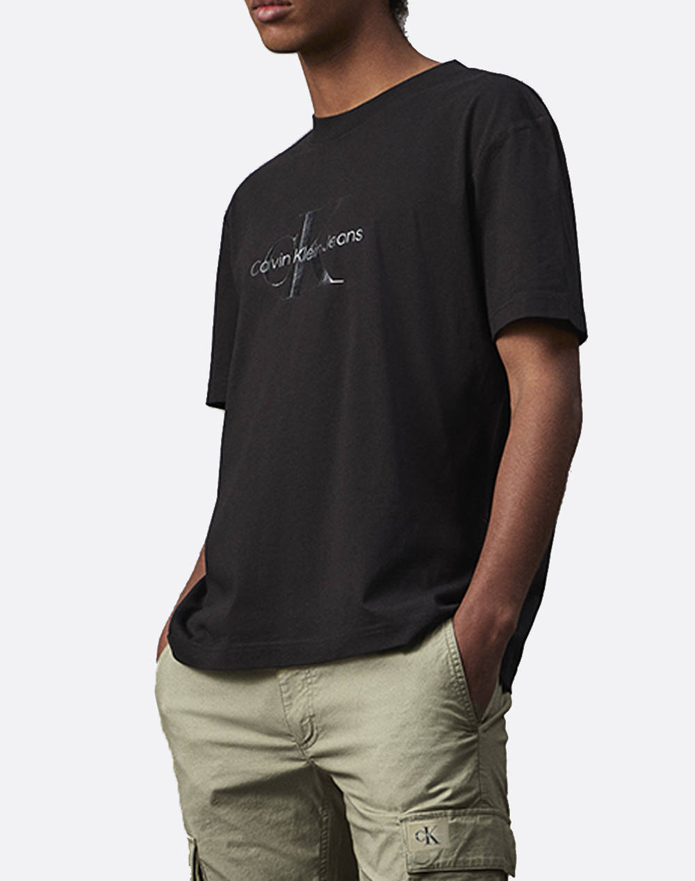 CALVIN KLEIN JEANS SHINY MONOLOGO TEE