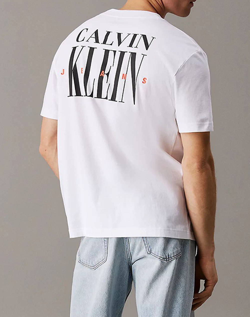 CALVIN KLEIN JEANS SERIF FONT GRAPHIC TEE