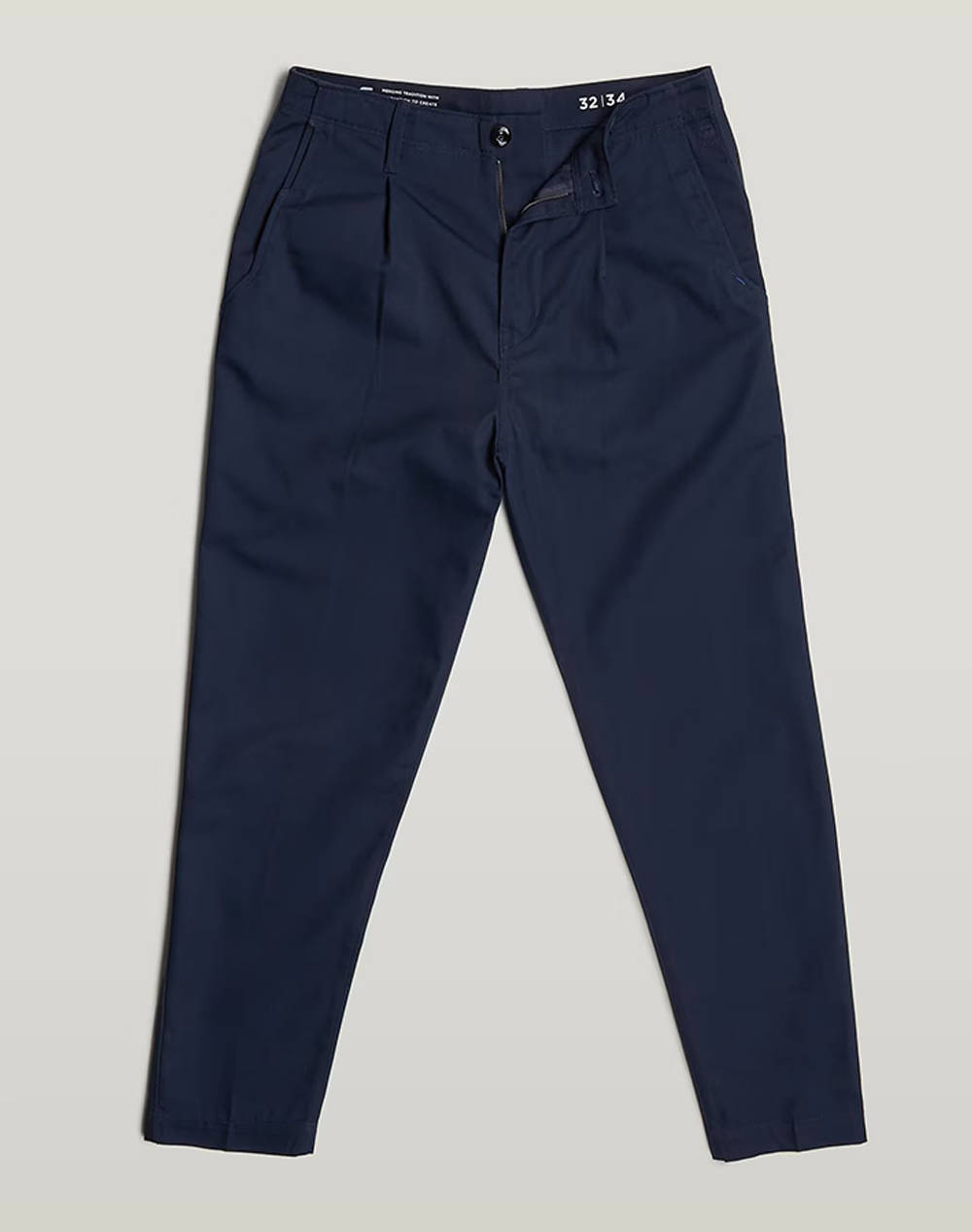 G-STAR Pleated Chino Relaxed Tapered