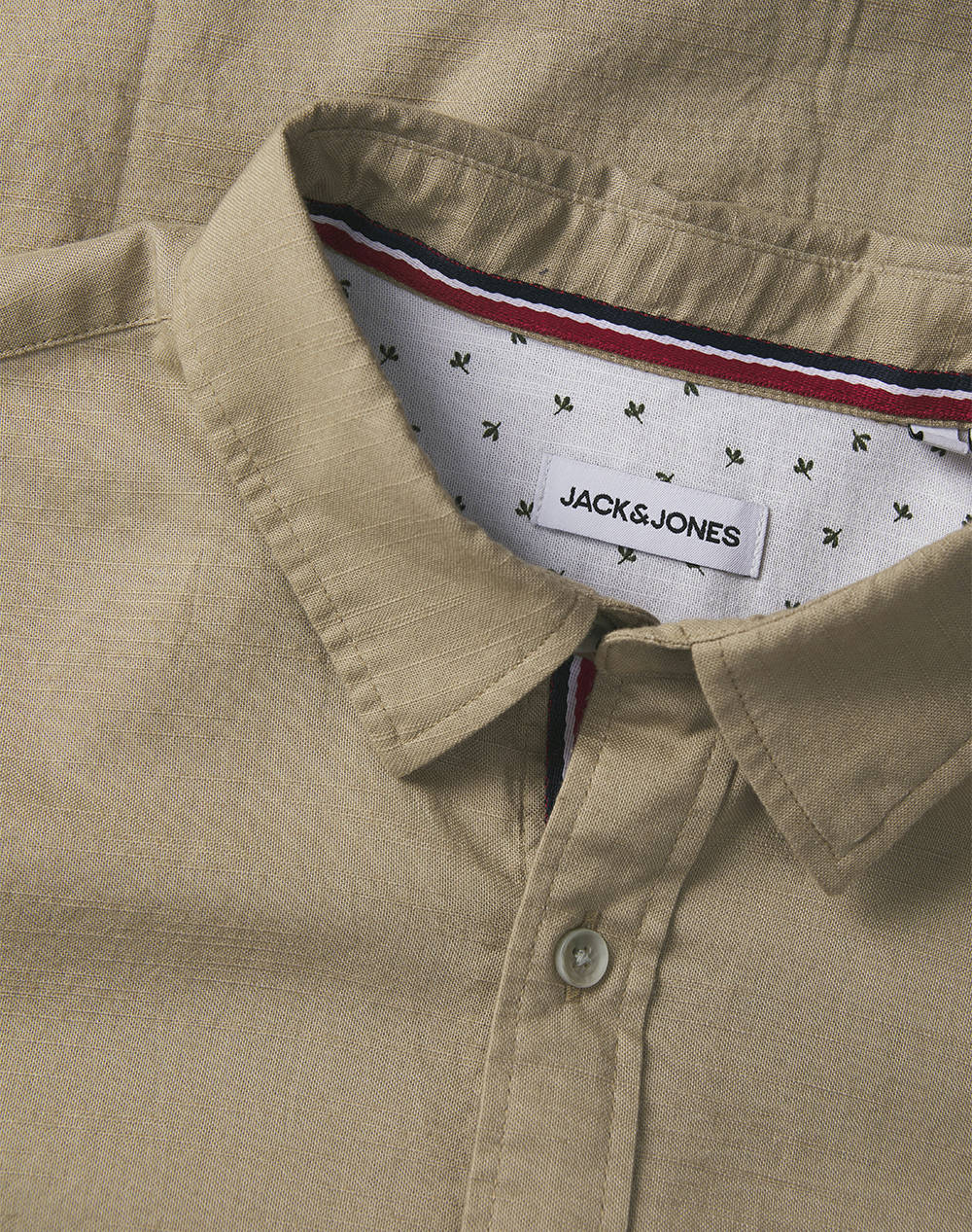 JACK&JONES JJPIERRE SLUB DETAIL SHIRT LS