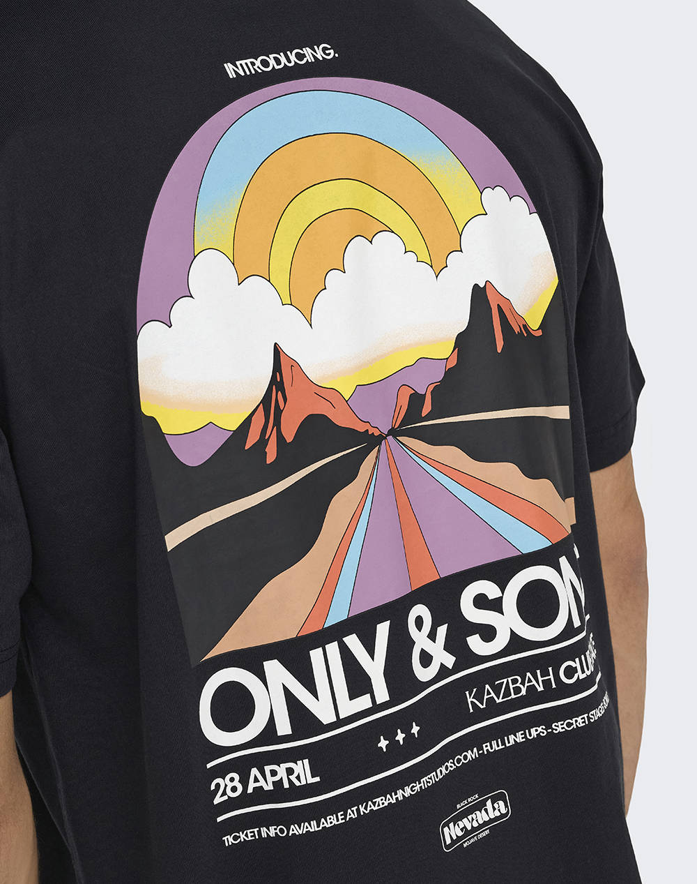 ONLY&SONS ONSKAZBAH PRINT RLX SS TEE