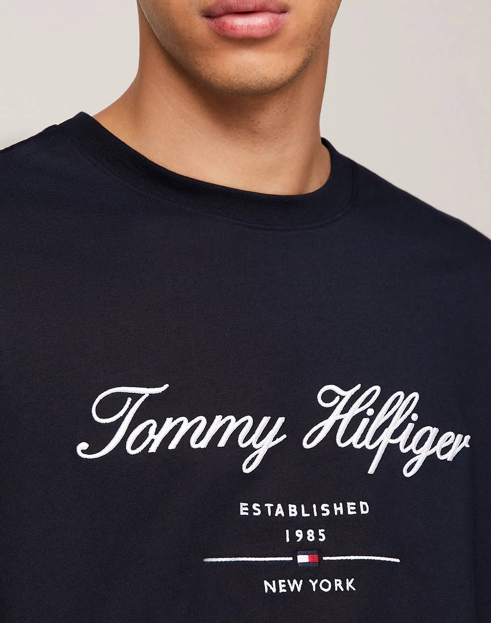 TOMMY HILFIGER SCRIPT LOGO TEE