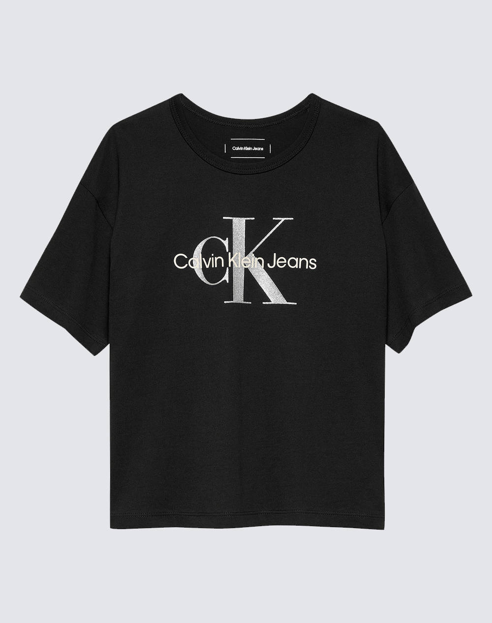 CALVIN KLEIN JEANS MONOLOGO GLITTER SS T-SHIRT