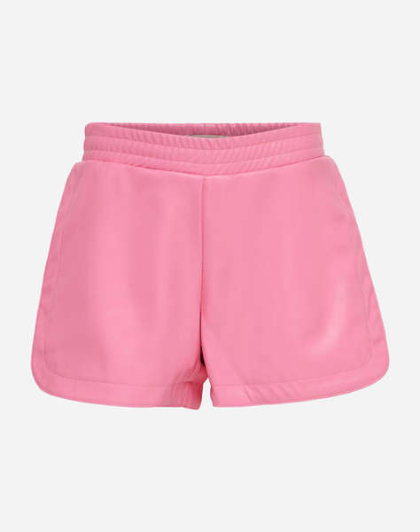 ONLY KONBELLA SPORTY PU SHORTS PNT