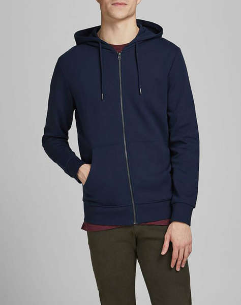 JACK&JONES JJEBASIC SWEAT ZIP HOOD NOOS