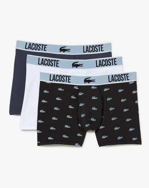 LACOSTE КОМПЛЕКТ БЕЛЬО ОТ 3 БРОЯ TRUNK PACK 3 TRUNKS