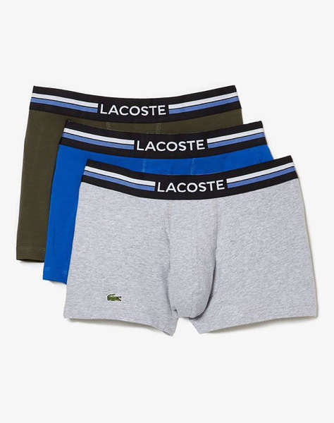 LACOSTE КОМПЛЕКТ БЕЛЬО ОТ 3 БРОЯ TRUNK PACK 3 TRUNKS