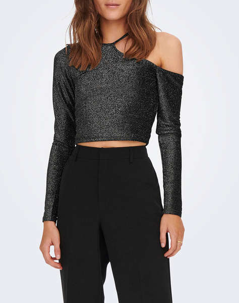 ONLY ТОП ONLRICH L/S GLITTER TOP BOX JRS