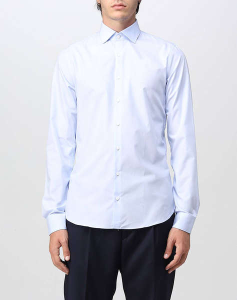 MICHAEL KORS POPLIN STRETCH SLIM SHIRT