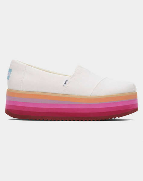 TOMS WHITE CANVAS WM ALP PLATFORM ESP