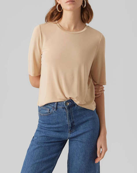 VERO MODA VMINKA BIA 2/4 LOOSE TOP JRS