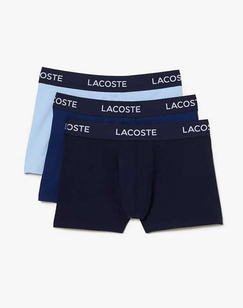 LACOSTE КОМПЛЕКТ БЕЛЬО ОТ 3 БРОЯ TRUNK PACK 3 TRUNKS