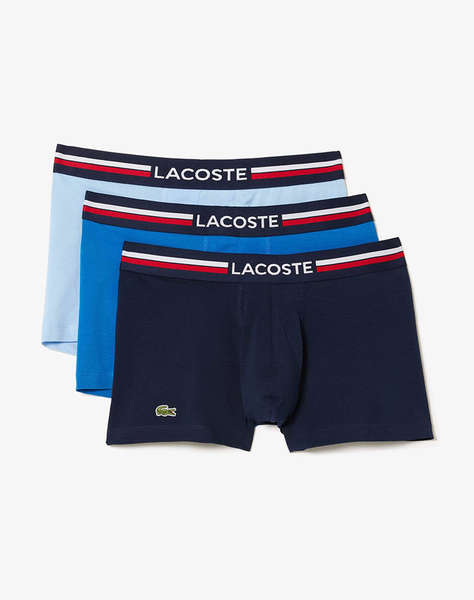 LACOSTE КОМПЛЕКТ БЕЛЬО ОТ 3 БРОЯ TRUNK PACK 3 TRUNKS