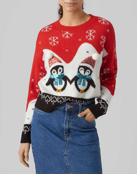 VERO MODA VMPENGUINLOVE PULLOVER XMAS