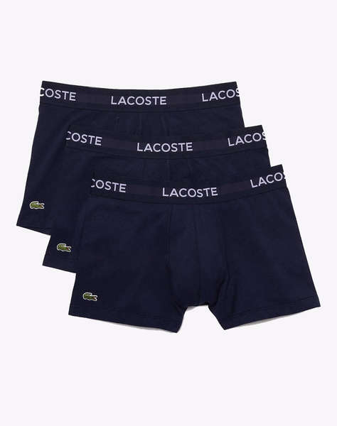 LACOSTE КОМПЛЕКТ БЕЛЬО ОТ 3 БРОЯ TRUNK PACK 3 TRUNKS