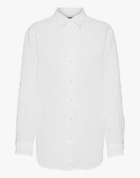 LAUREN RALPH LAUREN TISSUE LINEN-SHIRT