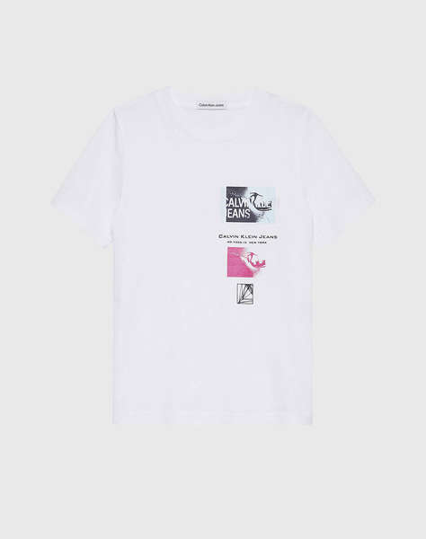 CALVIN KLEIN JERSEY PHOTOGRAPH T-SHIRT