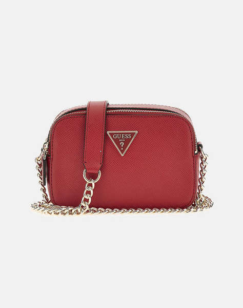 GUESS NOELLE CROSSBODY CAMERA ДАМСКА ЧАНТА (Размери: 20.5 x 14 x 7.5 см.)