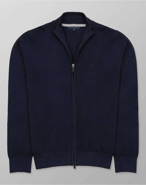 OXFORD COMPANY CARDIGAN ZIP 100%COTTON