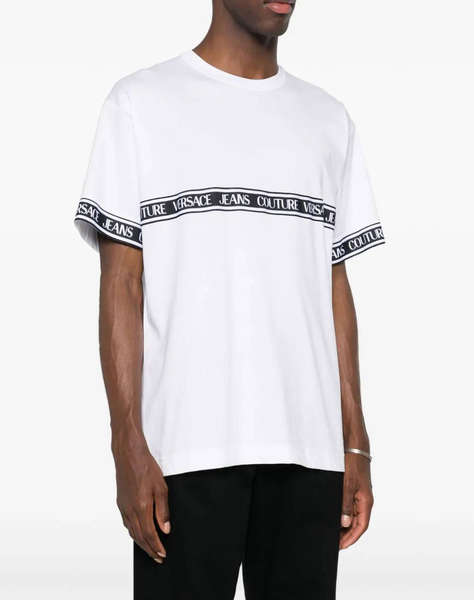 VERSACE JEANS 76GAHC06CJ01C 76UP601 R TAPE MEN''S T-SHIRT