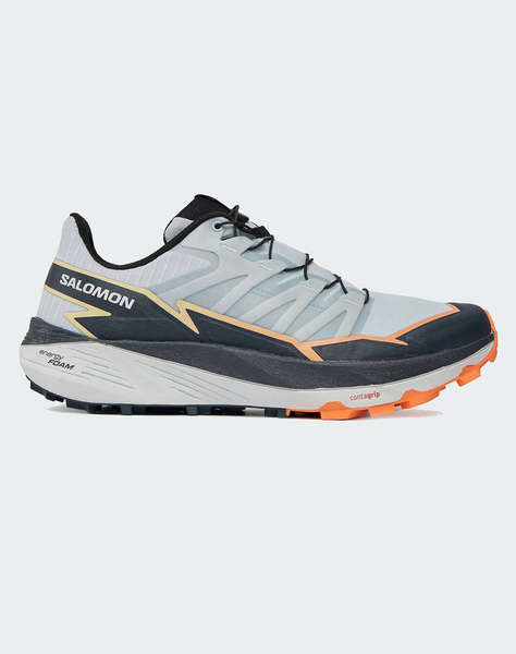 SALOMON TRAIL RUNNING SHOES THUNDERCROSS HEATHER/INDINK/SHORAN MEN''S SHOE