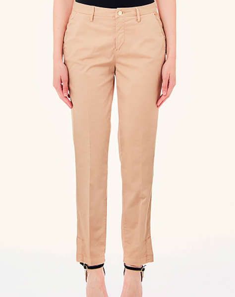 LIU JO WHITE 2 MA4C74 CHINO CLASSY H.W. WOMEN''S TROUSERS