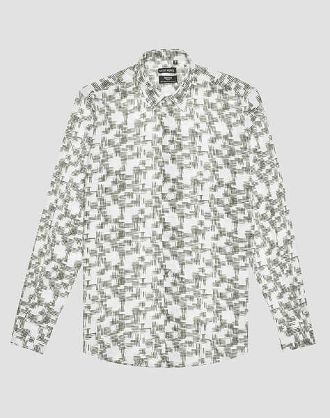 ANTONY MORATO MMSL00628FA430611 SHIRT NAPOLI SLIM FIT IN SOFT TOUCH PRINTED COTTON MEN''S SHIRT