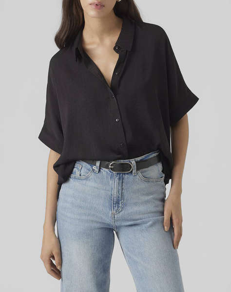 VERO MODA VMKATRINE SS OVERSIZED SHIRT WVN GA NOOS