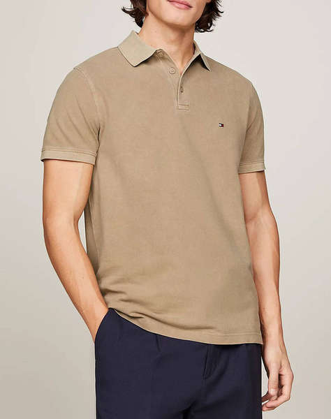 TOMMY HILFIGER GARMENT DYE REG POLO