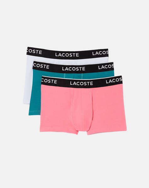 LACOSTE КОМПЛЕКТ БЕЛЬО ОТ 3 БРОЯ TRUNK PACK 3 TRUNKS