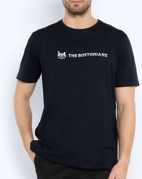 THE BOSTONIANS BLOUSE T-SHIRT TWO-TONE LOGO REGULAR