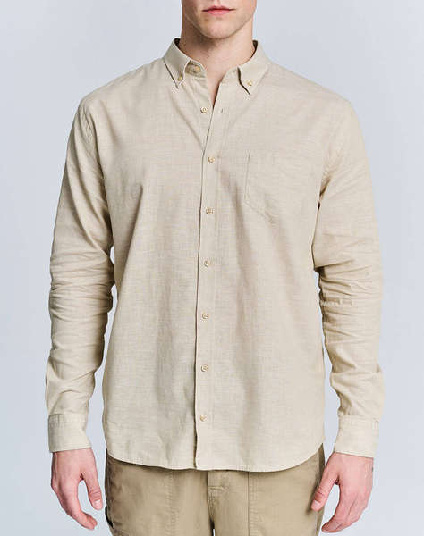 STAFF Hummel Man Longsleeve Shirt 70%Co 30%Lin