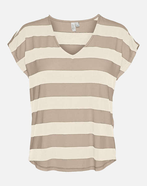 VERO MODA VMKAISA S/S V-NECK T-SHIRT JRS BTQ