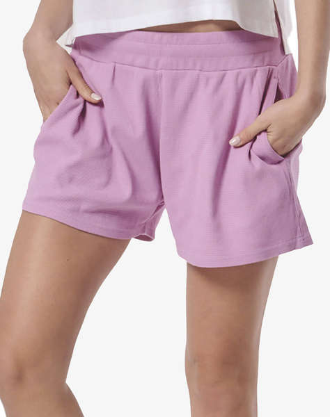 BODY ACTION WOMEN''S NATURAL DYE WAFFLE SHORTS