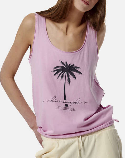 BODY ACTION WOMEN''S REGULAR FIT BEACH TANK TOP