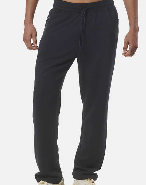 BODY ACTION MEN''S ESSENTIAL STRAIGHT SWEATPANTS W/ZIPPERS