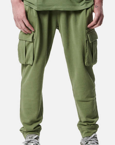 BODY ACTION MEN''S NATURAL DYE CARGO PANTS