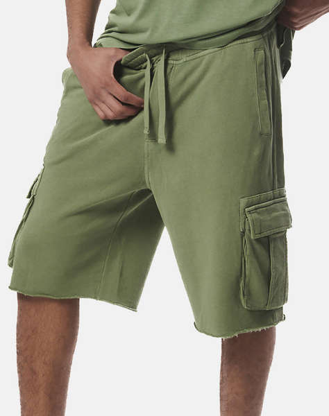 BODY ACTION MEN''S NATURAL DYE CARGO BERMUDA