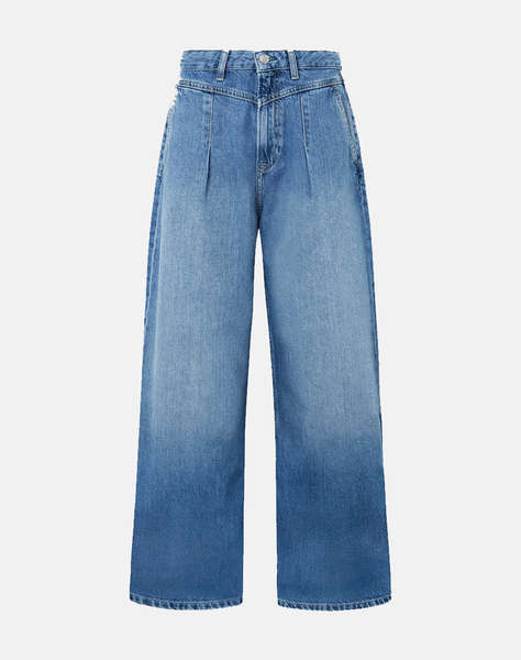 PEPE JEANS E2 DROP 3 WIDE LEG JEANS UHW PLEAT 34 WOMEN''S TROUSERS