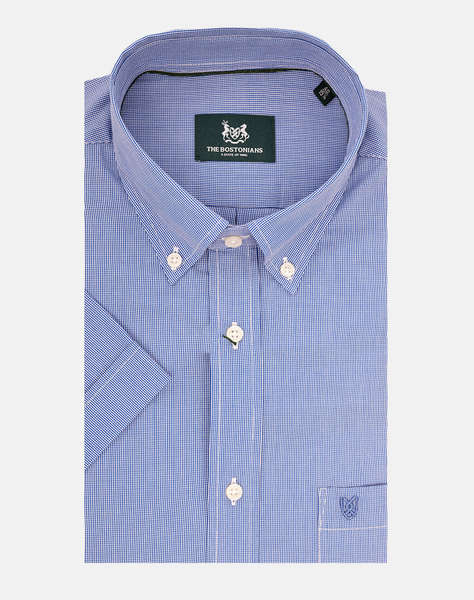 THE BOSTONIANS РИЗА POPLIN REGULAR FIT MiniCheck POPLIN Button-down Regular Fit