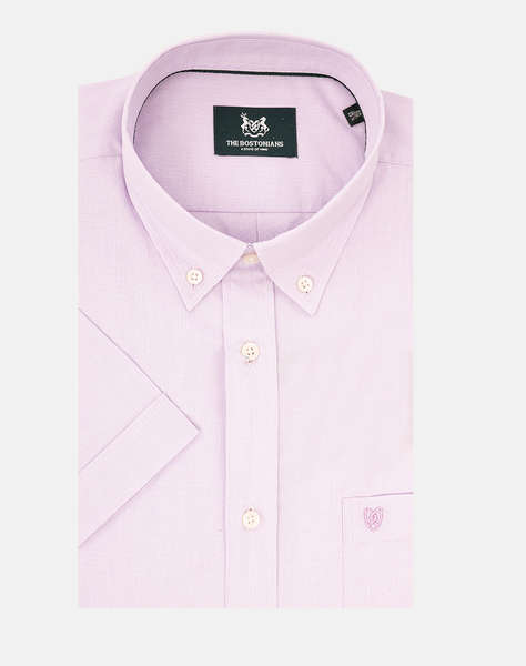 THE BOSTONIANS РИЗА FIL A FIL REGULAR FIT Plain FIL A FIL Button-down Regular Fit