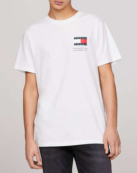 TOMMY JEANS TJM ESSENTIAL FLAG TEE EXT