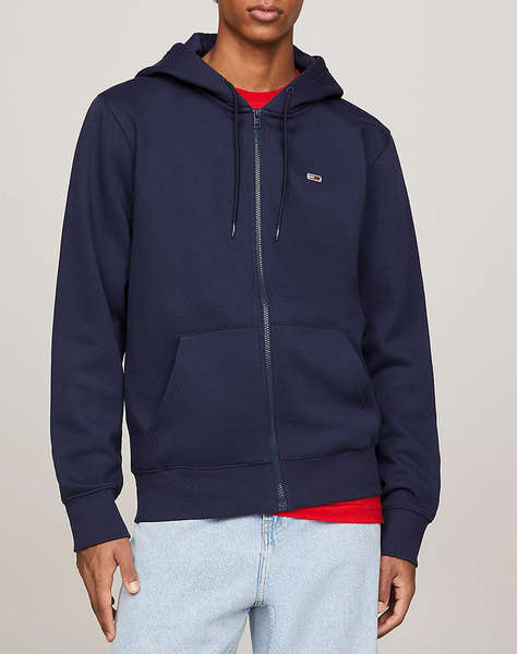 TOMMY JEANS ΦΟΥΤΕΡ TJM REGULAR FLEECE ZIP HOODIE