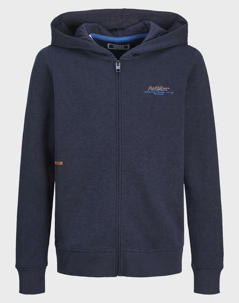 JACK&JONES JJGREAT B2S LOGO SWEAT ZIP HOOD JNR