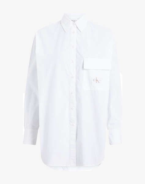 CALVIN KLEIN LONG COTTON UTILITY LS SHIRT