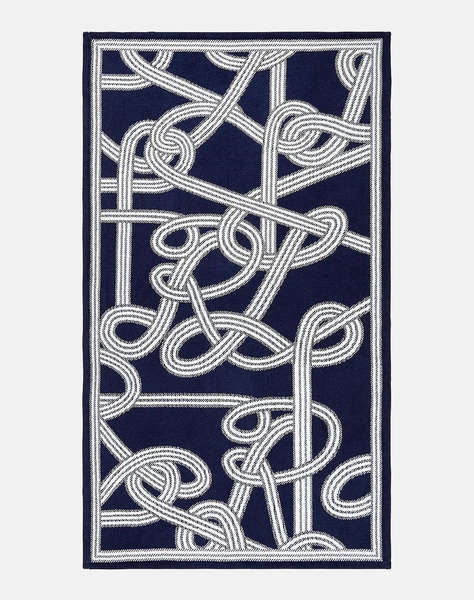 RALPH LAUREN OAKLEIGH NavyWhi Beach towel 100170 (Размери: 100 x 170 см..)