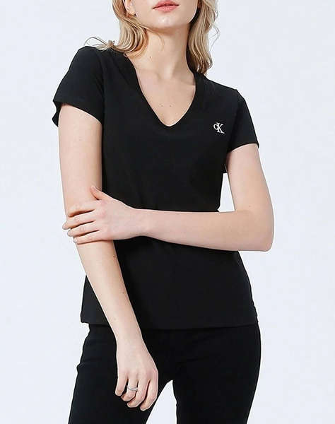 CALVIN KLEIN CK EMBROIDERY STRETCH V-NECK