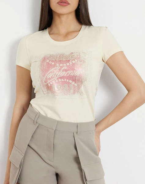 GUESS SS CN G LOGO TEE WOMEN''S T-SHIRT