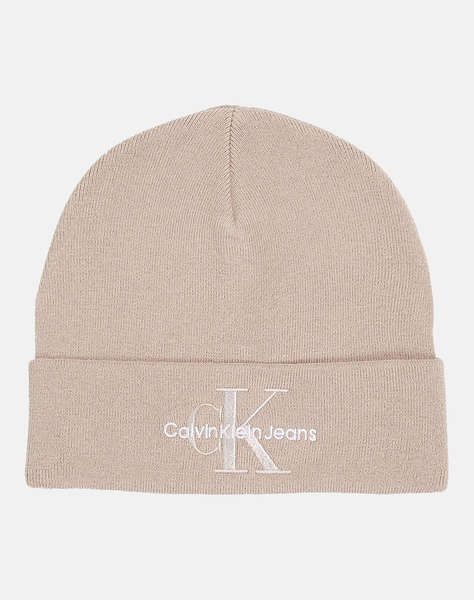 CALVIN KLEIN MONO LOGO EMBRO BEANIE