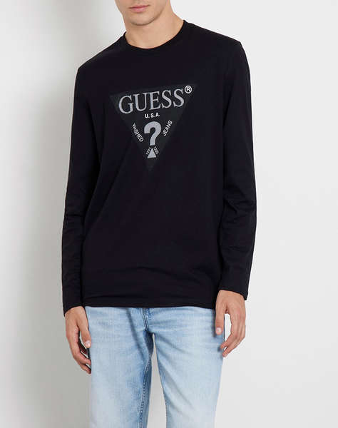 GUESS LS CN TRIANGLE TEE МЪЖКА БЛУЗА